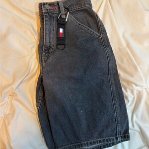 Tommy Hilfiger Gray/Black Denim Shorts